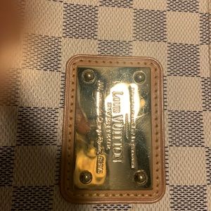 AUTHENTIC Louis Vuitton Damier Azur Eva clutch